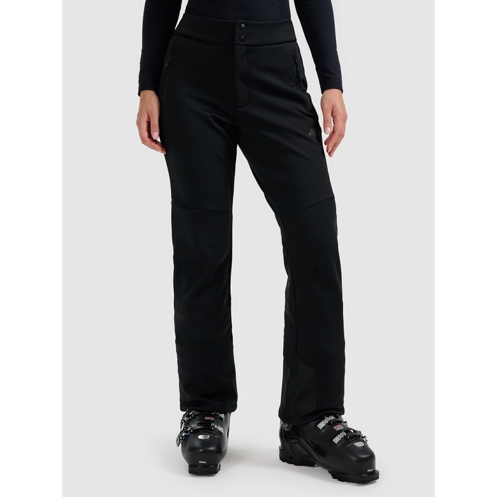 Női sportnadrág 4F, fekete, poliészter