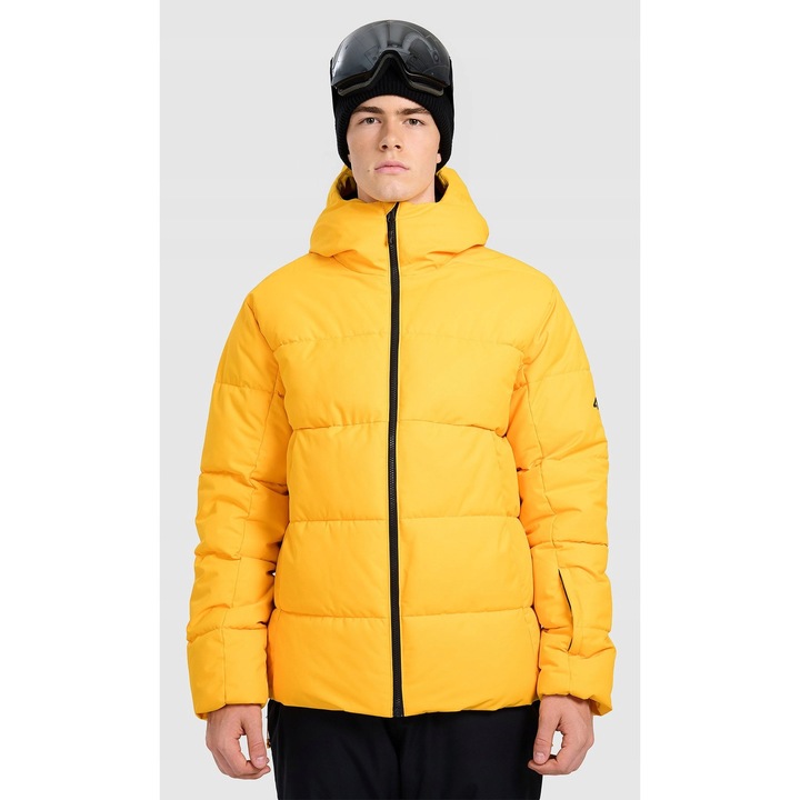 Geaca de schi barbati 4F, portocalie, poliester