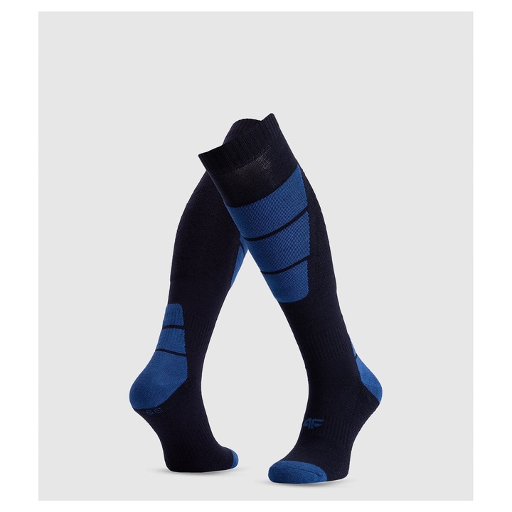 4F férfi sportszokni, síeléshez, 39-42, kék, 4FWarm technológia