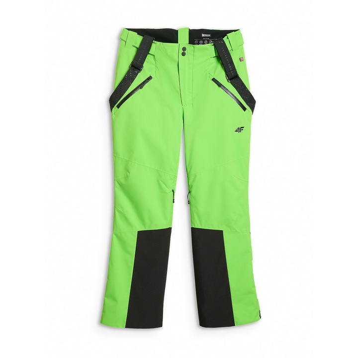 Pantaloni barbati, 4F, schi, poliester, Verde, XL