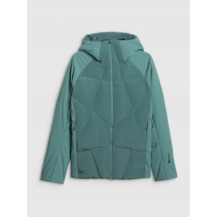 Férfi síkabát, 4F, poliészter, zöld