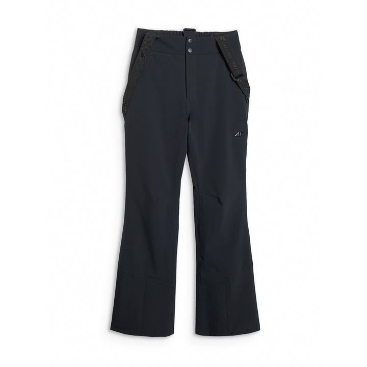 Pantaloni sport dama, 4F, ski, negru, poliester