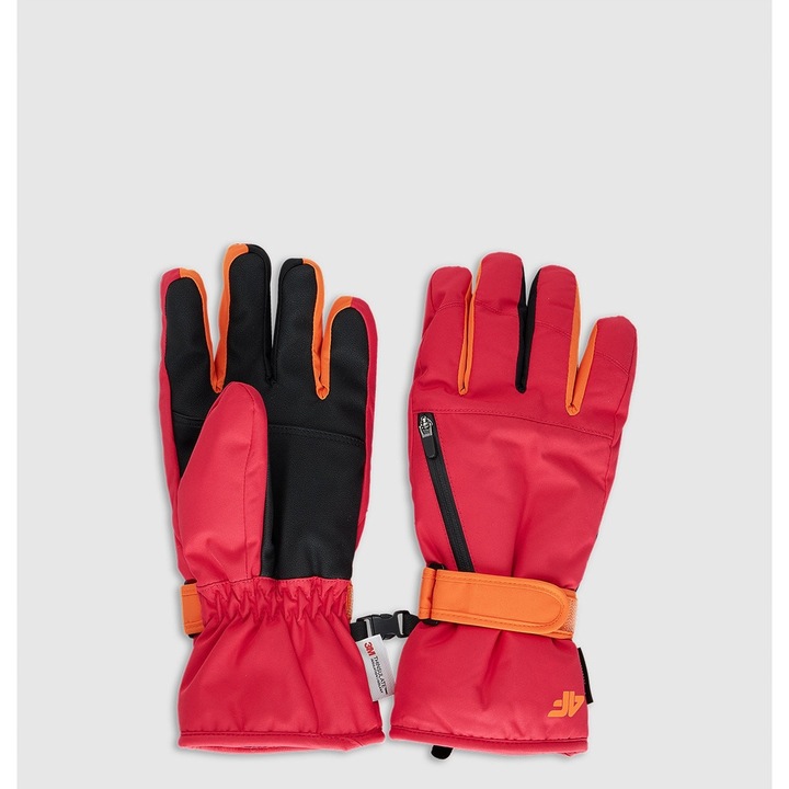 4F síkesztyű, Thinsulate, rózsaszín, XL