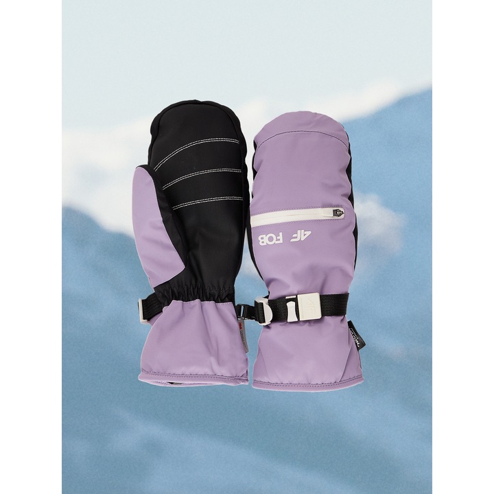 Manusi snowboard 4F, membrana 15000, fiolet, S