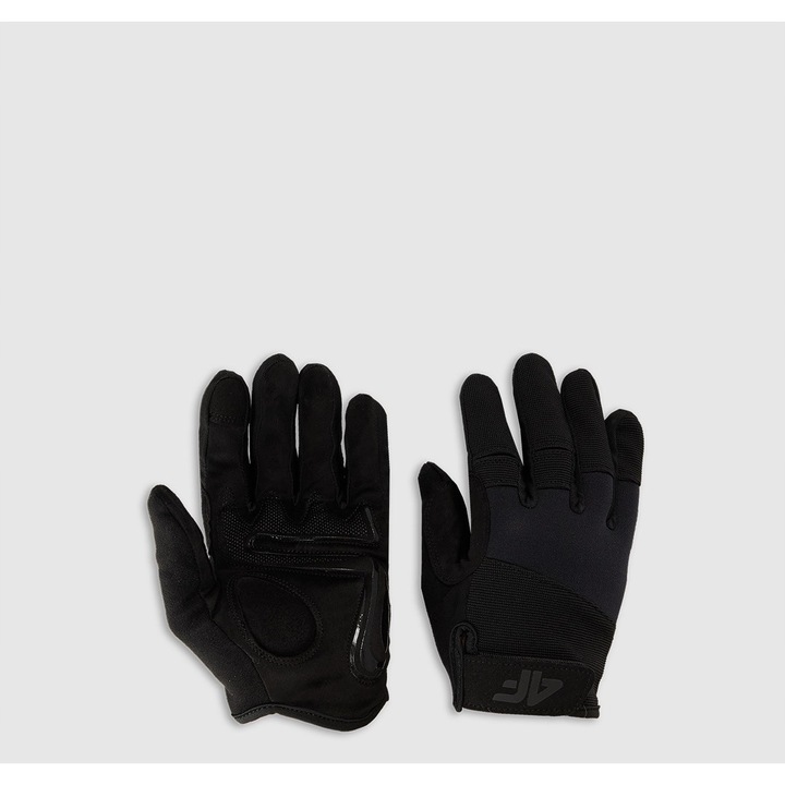 Sportkesztyű 4F, uniszex modell, gélbetétekkel, fekete, M