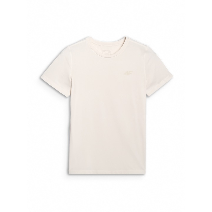Tricou sport 4F, antrenament, bej, poliester