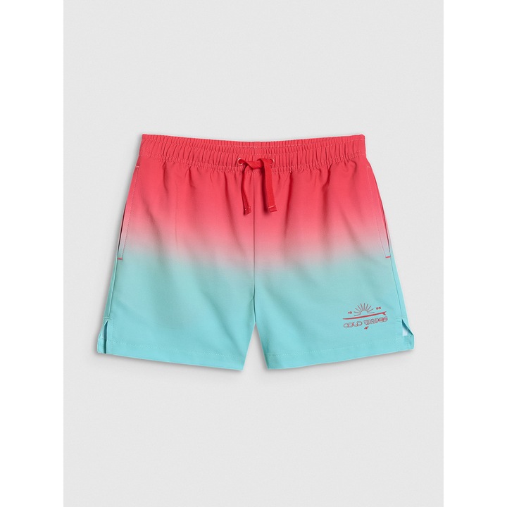 Costum de baie copii, 4F, de plaja, poliester, Multicolor