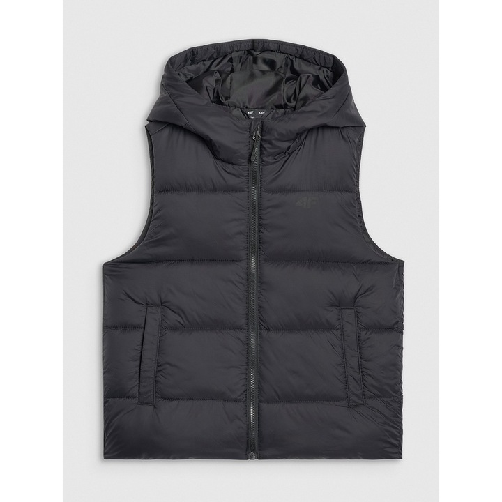 Vesta fete 4FJRAW25TVJAU331-20S, 4F, Poliester, Negru
