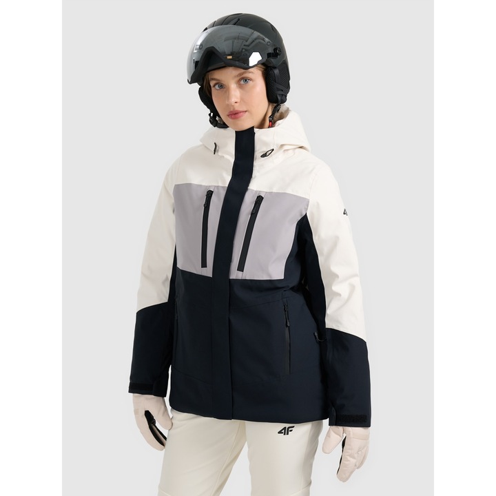 Дамско ски яке 4F, NeoDry 10000, водоустойчиво, бежово, полиестер, L INTL