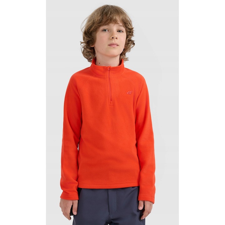 Sportfelső gyerek, 4F, poliészter, piros, 158-164 CM
