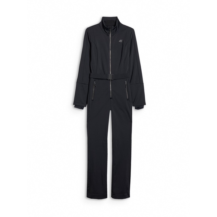 Salopeta ski dama 4FRAW25TJUMF075-20S, 4F, Poliester, Negru