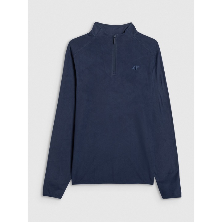 Bluza sport barbati 4F, poliester, tehnologie 4FWarm, bleumarin, Bleumarin