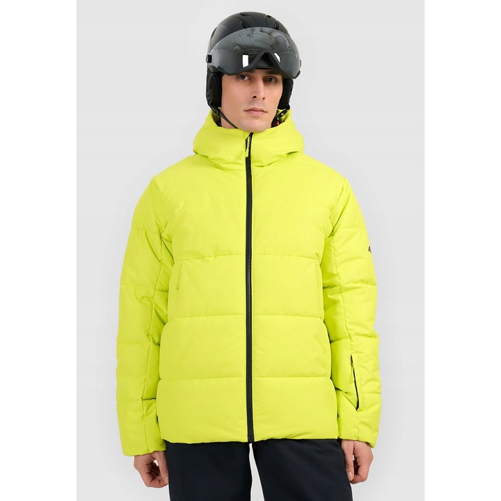 Geaca schi barbati, 4F, poliester, verde