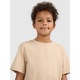 Normál póló, 4F, fiú, pamut, bézs