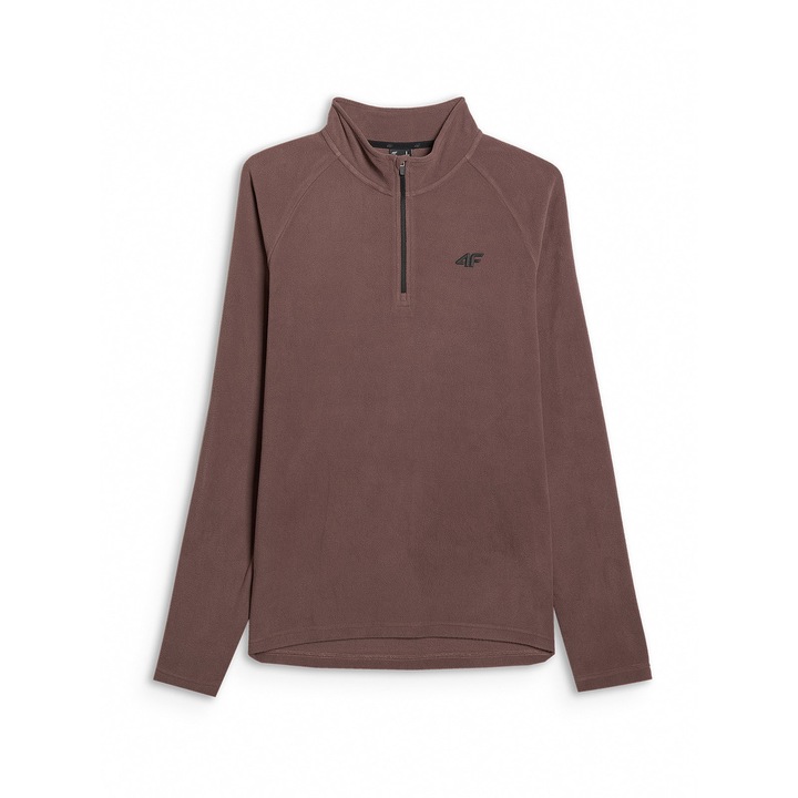 Hanorac sport barbati, 4F, poliester, maro