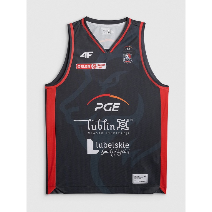 Maiou sport 4F, poliester, negru