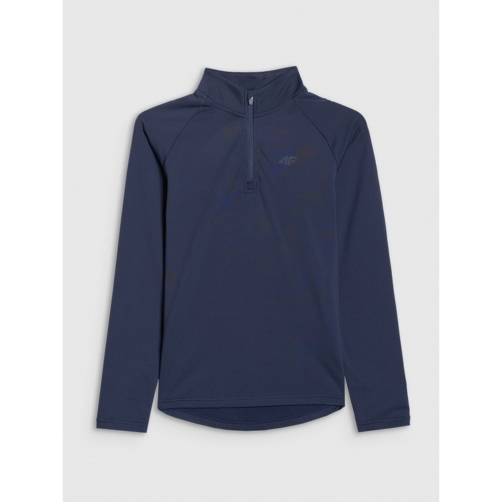 Bluza copii, 4F, lenjerie termica, albastru, polar, 158-164 CM