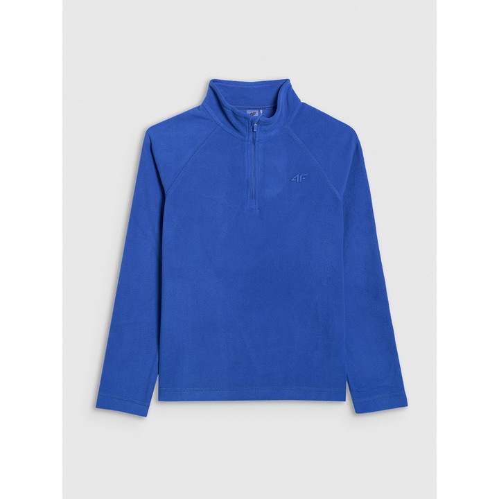 Bluza sport baieti, 4F, poliester, albastru