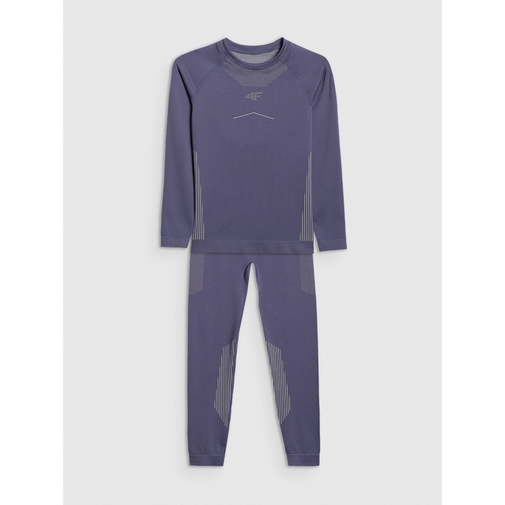 Lenjerie termoactiva baieti, 4F, Poliamida, bleumarin