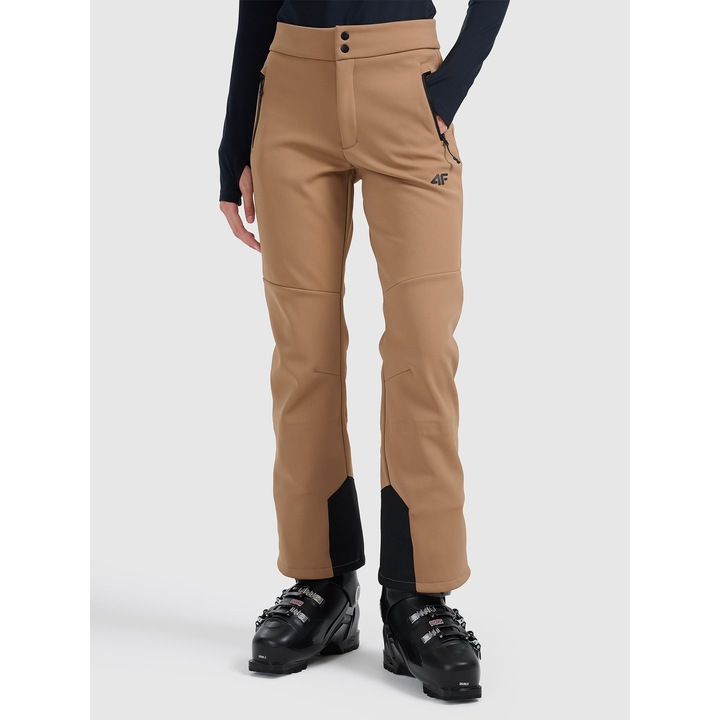 Női sportnadrág 4F, sí, barna, poliészter, S INTL