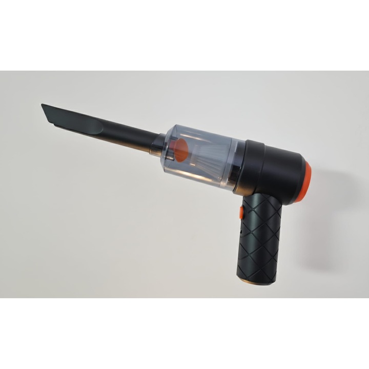 Aspirator portabil 2 in 1, funcție de aspirare și suflare, 1200mAh, compact, cu duză tip fanta