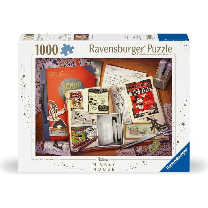 Puzzle 1000 piese Ravensburger - Mickey Mouse Years 1920 - 1930 (Ravensburger-00839)