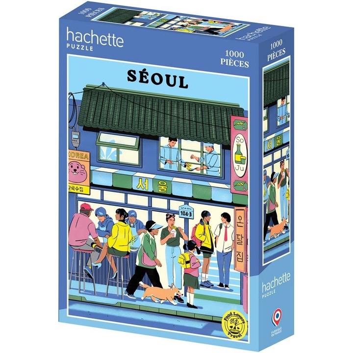 Пъзел 1000 части Hachette - Сеул (Hachette-Puzzle-0035)