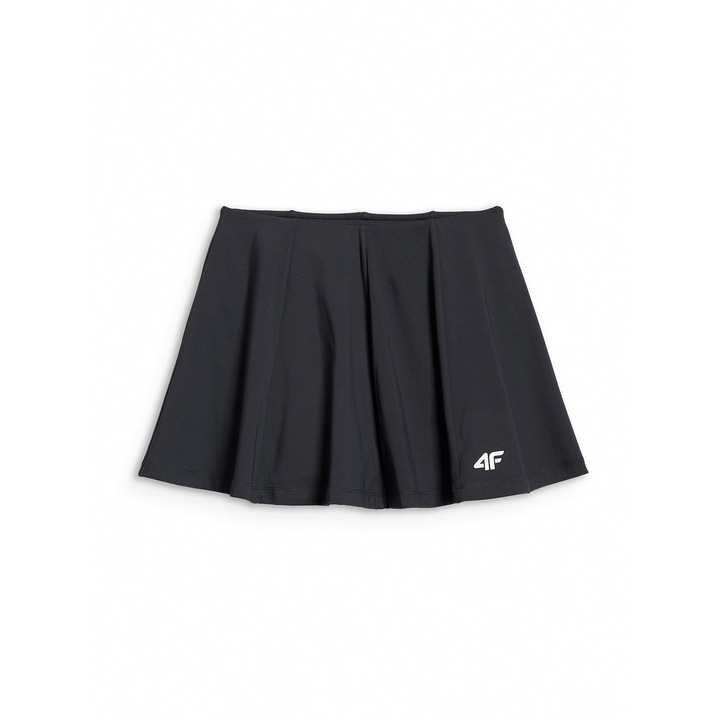 Fusta sport 4F, tenis, neagra, material sintetic