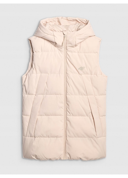 Елек Vesta 4F за жени, бежов, със синтетичен пълнеж, водоустойчив, дълга кройка