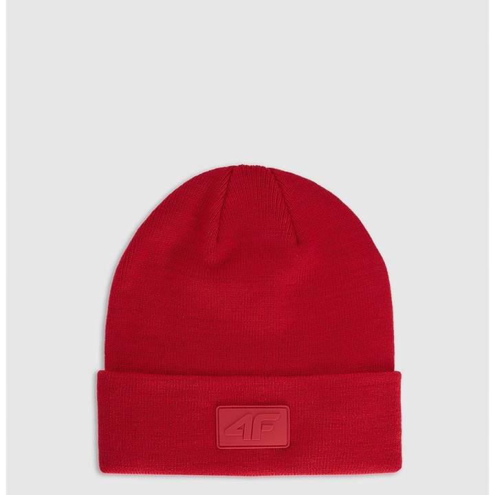 4F unisex sapka, piros, poliészter, univerzális méret