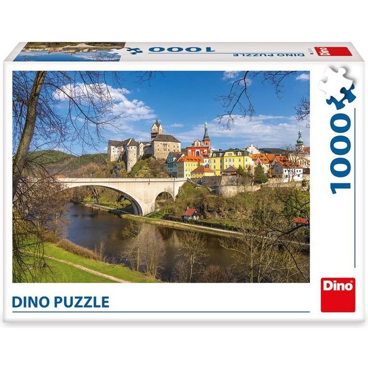 Puzzle 1000 darab Dino - Loket Castle (Dino-53313)
