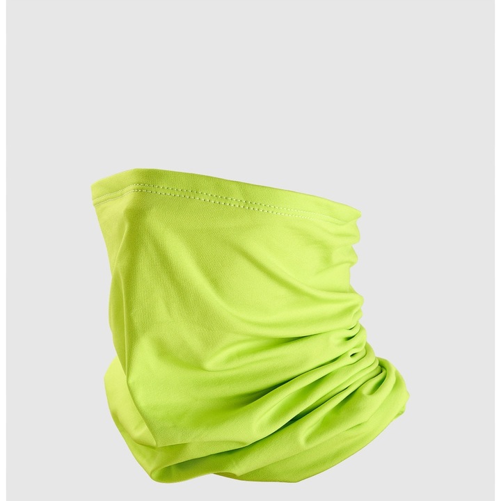 Bandana unisex 4F, többfunkciós, sárga, univerzális méret