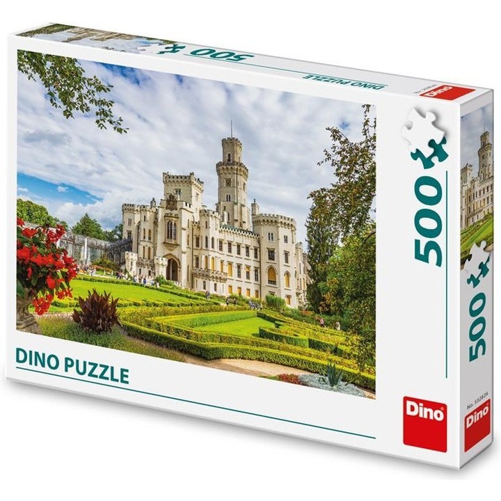Puzzle 500 darabos Dino - Festői Hluboká kastély - Csehország (Dino-50282)