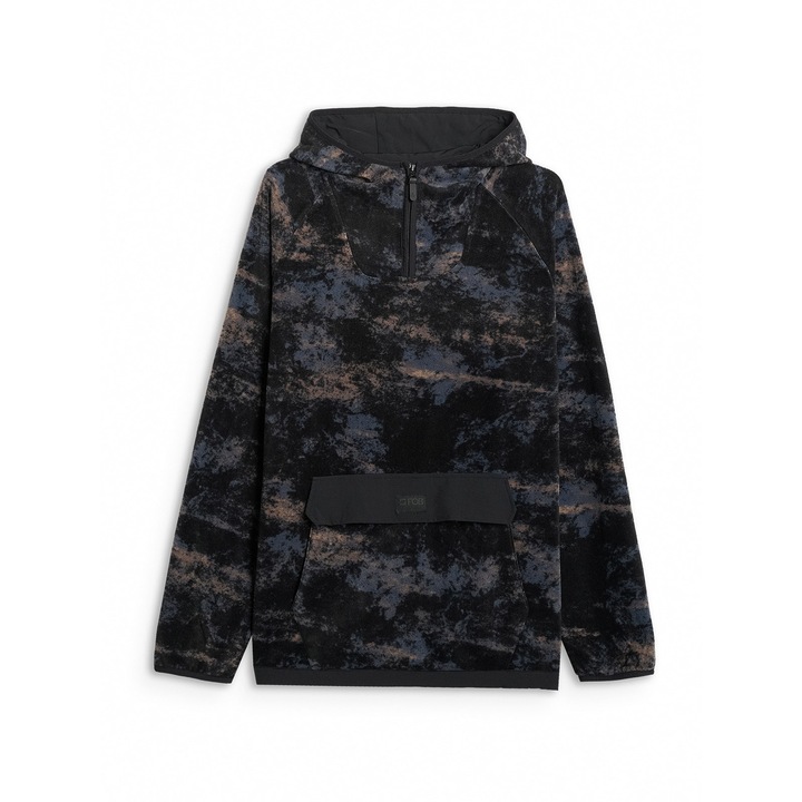 Hanorac sport barbati 4F, regular, fleece, gluga