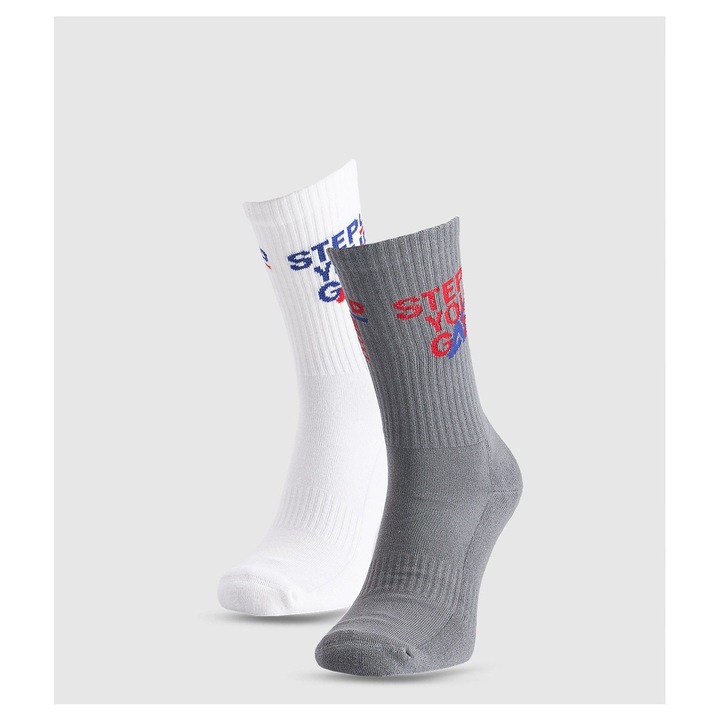 4F férfi zokni, 2 pár, 43-46 EU, pamut