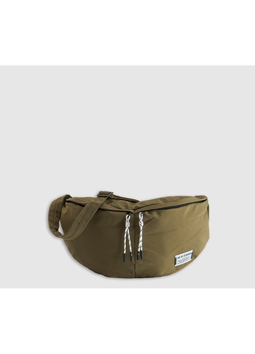 Unisex táska 4F, 2025-ös modell, khaki zöld, méretek 45x40x44cm, szintetikus anyag, vízálló