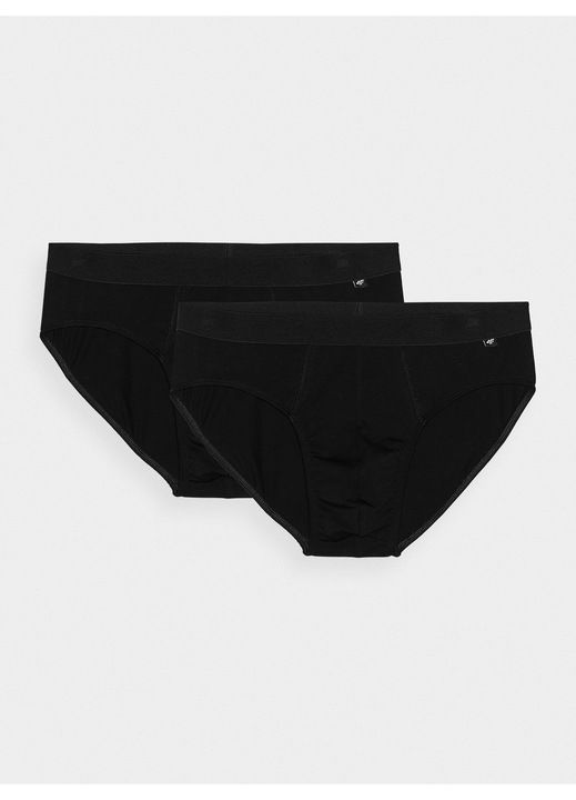 Мъжки бикини 4F (комплект 2) черни, памук, 2XL INTL