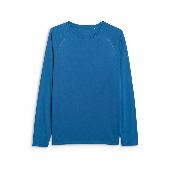 Tricou lung pentru alergare, 4F, bleumarin, uscare rapida, material sintetic