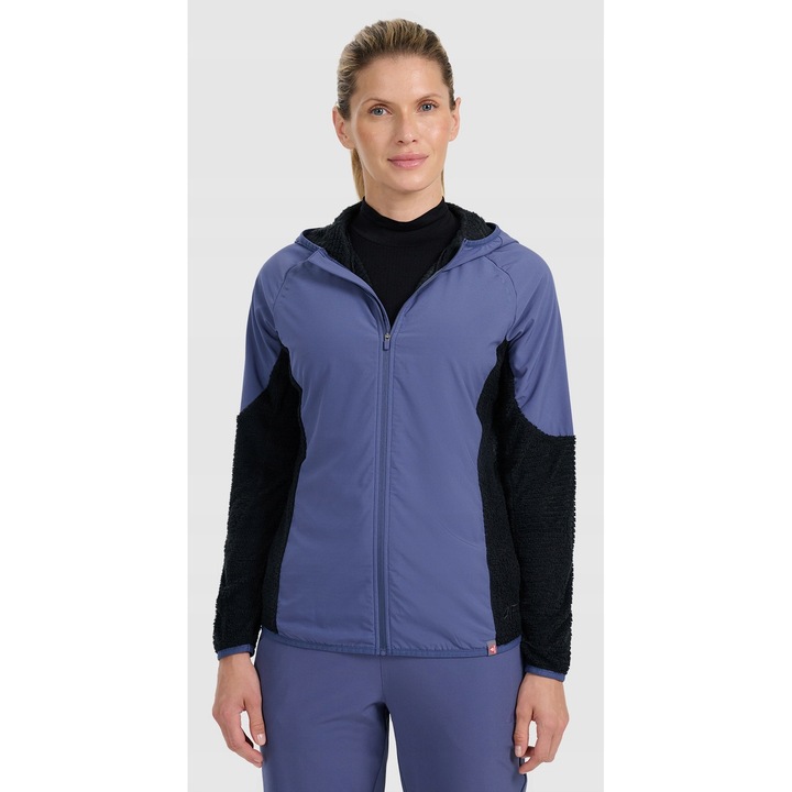 Női kapucnis pulóver 4F, Primaloft Active, gyorsan száradó, tengerészkék, poliészter, futás