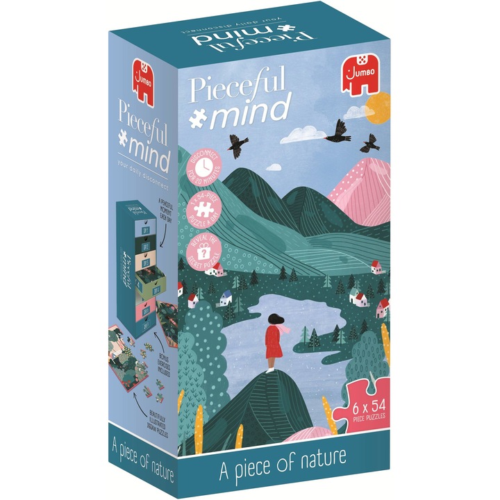 Puzzle 54 darabos Jumbo - Pieceful Mind - A Piece of Nature (Jumbo-00681)
