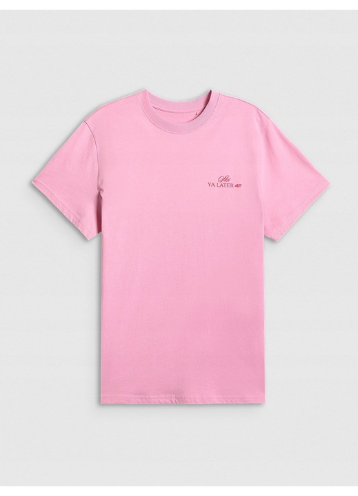 Noi polo 4F, laza szabasu, pamut, Rózsaszín