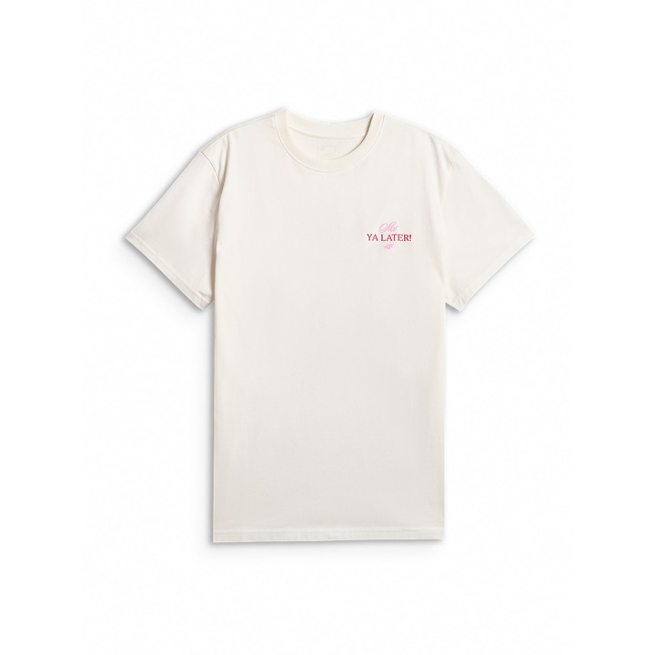 Tricou sport dama 4F, bej, bumbac, L INTL