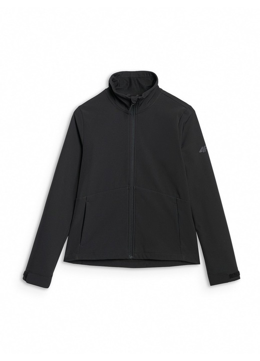 Geaca softshell dama 4F, NeoDry 5000, rezistenta la vant, neagra, poliester