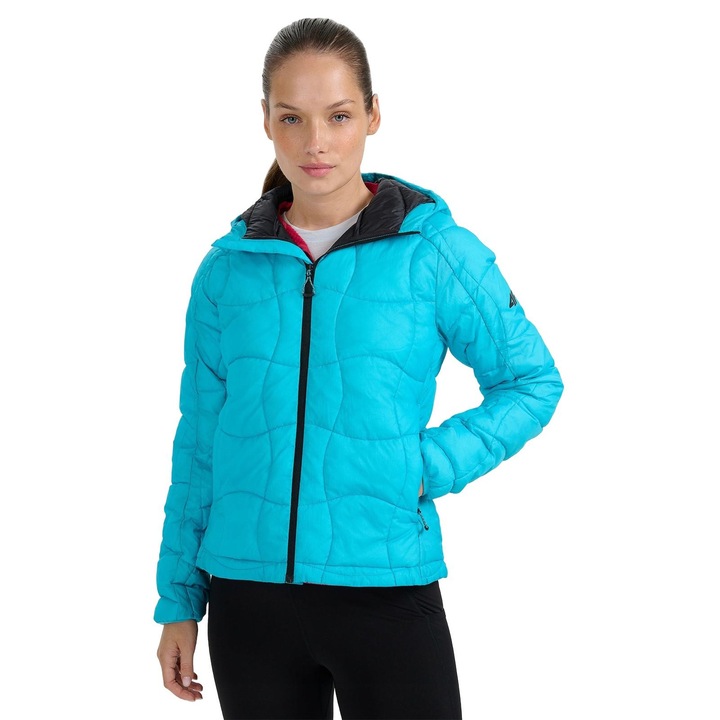 Пухено яке 4F Primaloft Silver, тюркоаз, Син