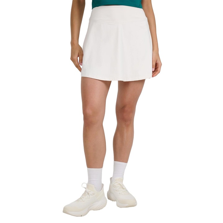 4F sportruha, tenisz, A-vonalú, bézs, poliészter, belső rövidnadrággal