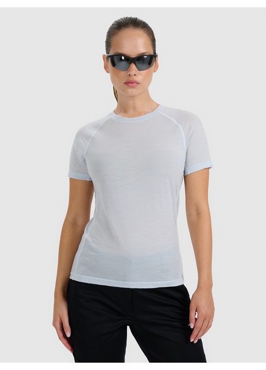 Női póló 4F, kék, poliészter