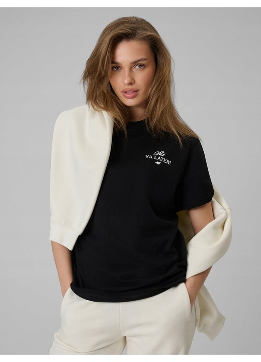 Noi polo, 4F, pamut, fekete