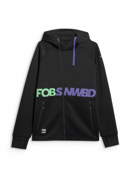 Hanorac barbati, negru, bumbac, Negru