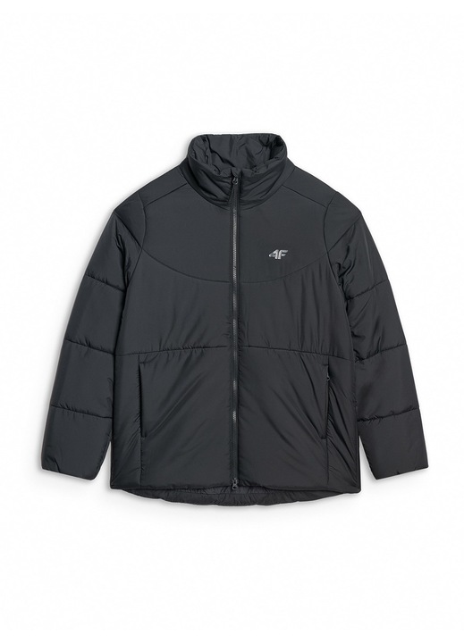 Geaca de tranzitie, 4F, negru, poliester