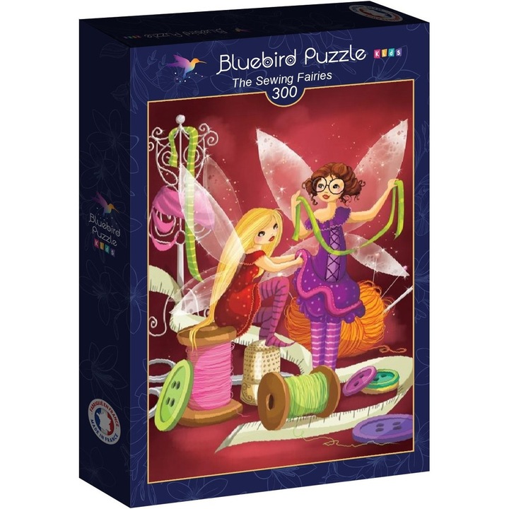 Puzzle 300 darabos Bluebird - The Sewing Fairies (Bluebird-Puzzle-F-91138)
